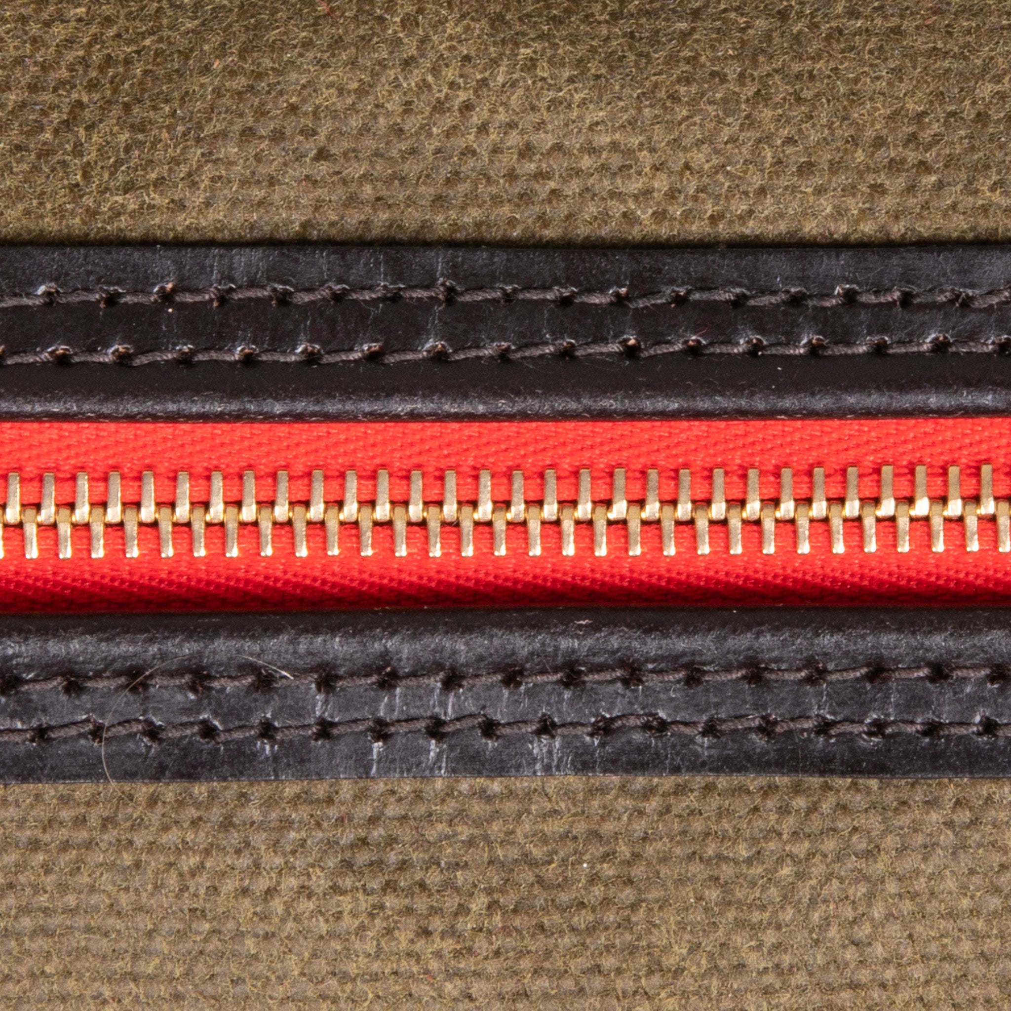 Croots Waxed Canvas Wash Bag Olive