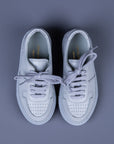 Common Projects Kids Bball Low in Leather Grey