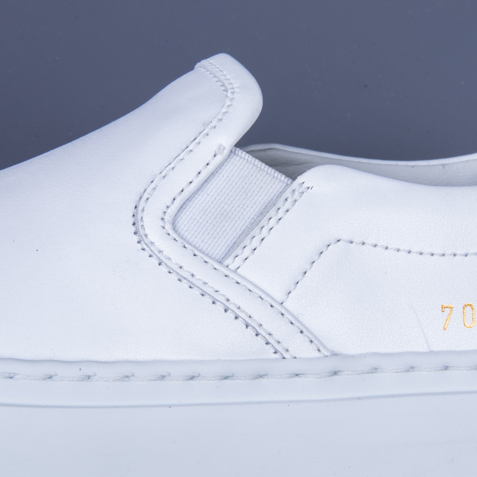 Common Projects Kids Slip-On Leather White – Frans Boone Store