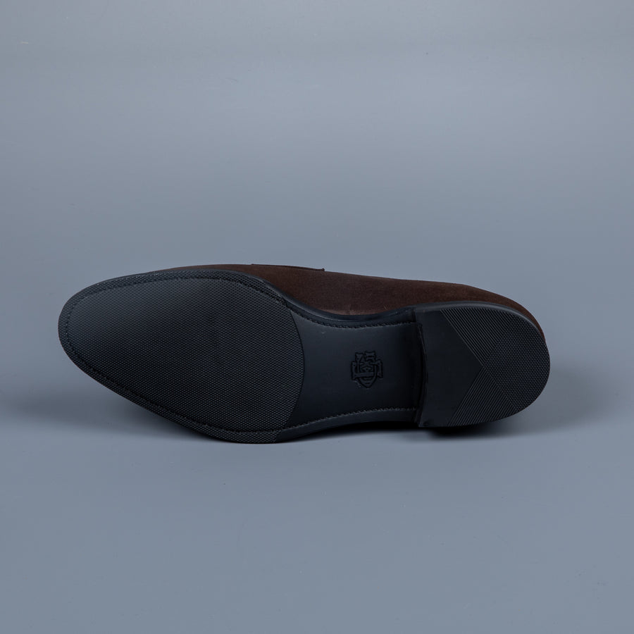 Edward Green Piccadilly Espresso Suede on R1 Sole