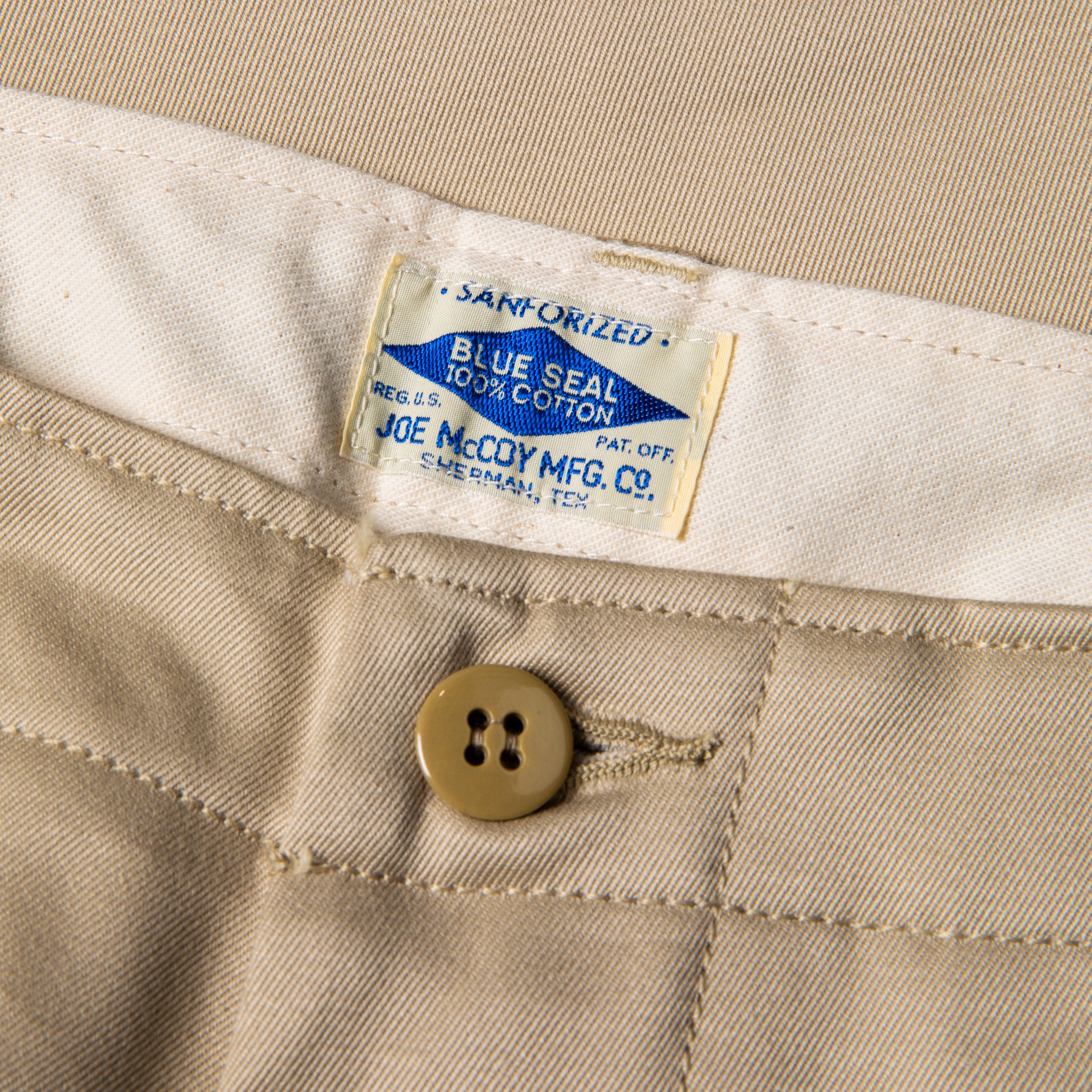 The Real McCoy&#39;s Blue Seal Chino Beige