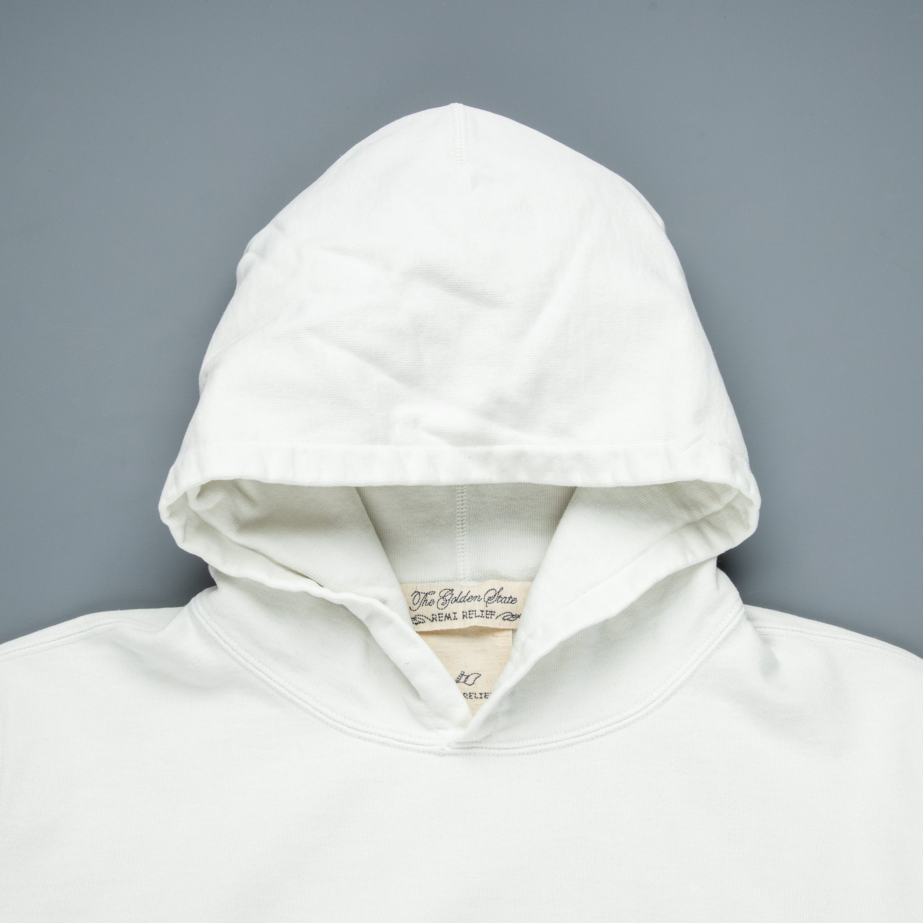 Remi Relief Hooded Sweat Off White