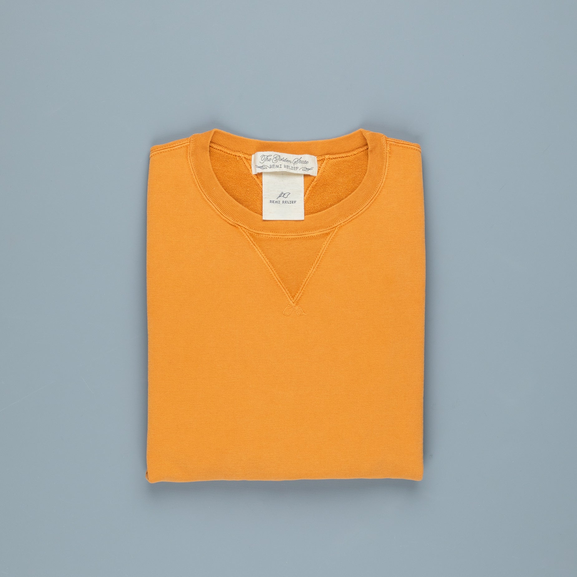 Remi Relief Special Finish Fleece Sweater D. Orange