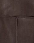Leather panel stitching