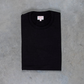 The Real McCoy's Athletic Loopwheel T-Shirt Black