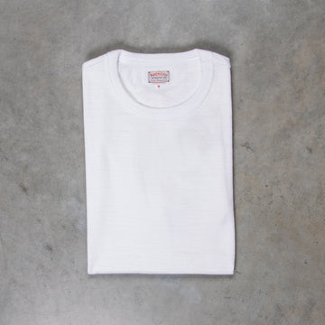 The Real McCoy's Athletic Loopwheel T-Shirt White