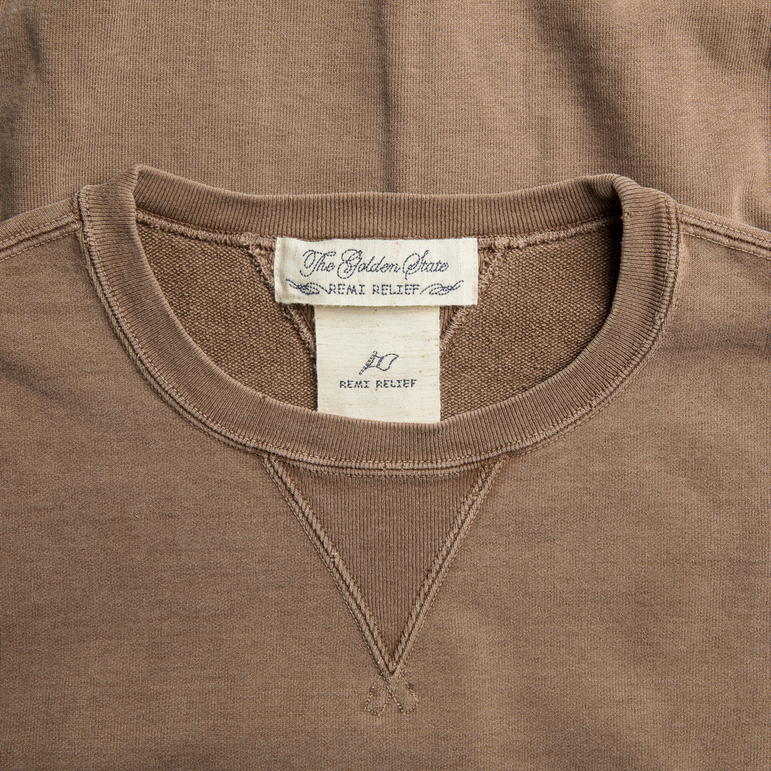 Remi Relief Special Finish Fleece Sweater Brown