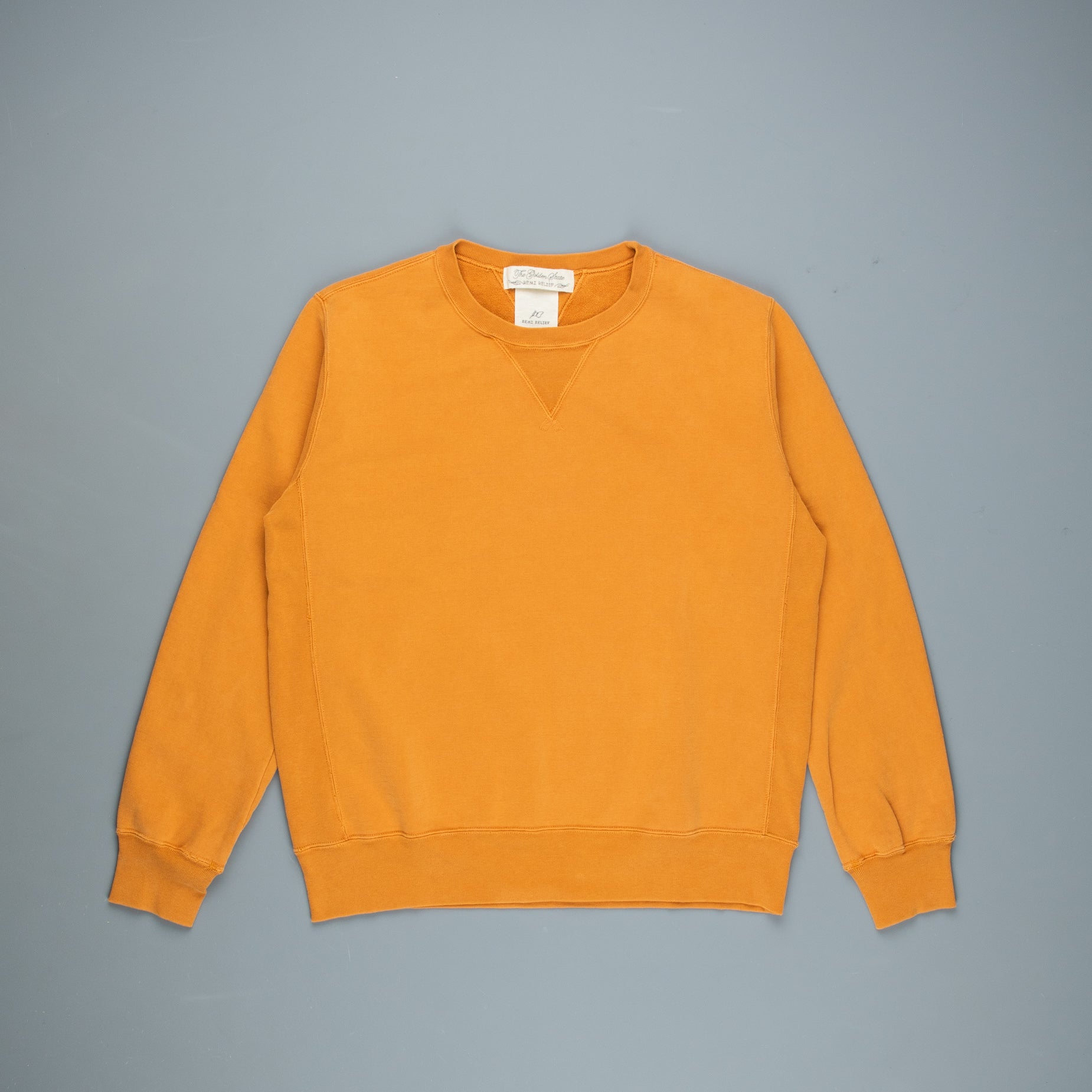 Remi Relief Special Finish Fleece Sweater D. Orange