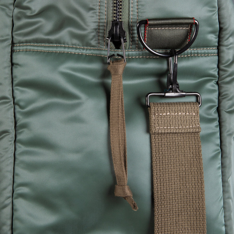 The Real McCoy's Aviator Kit Bag Nylon Sage Green