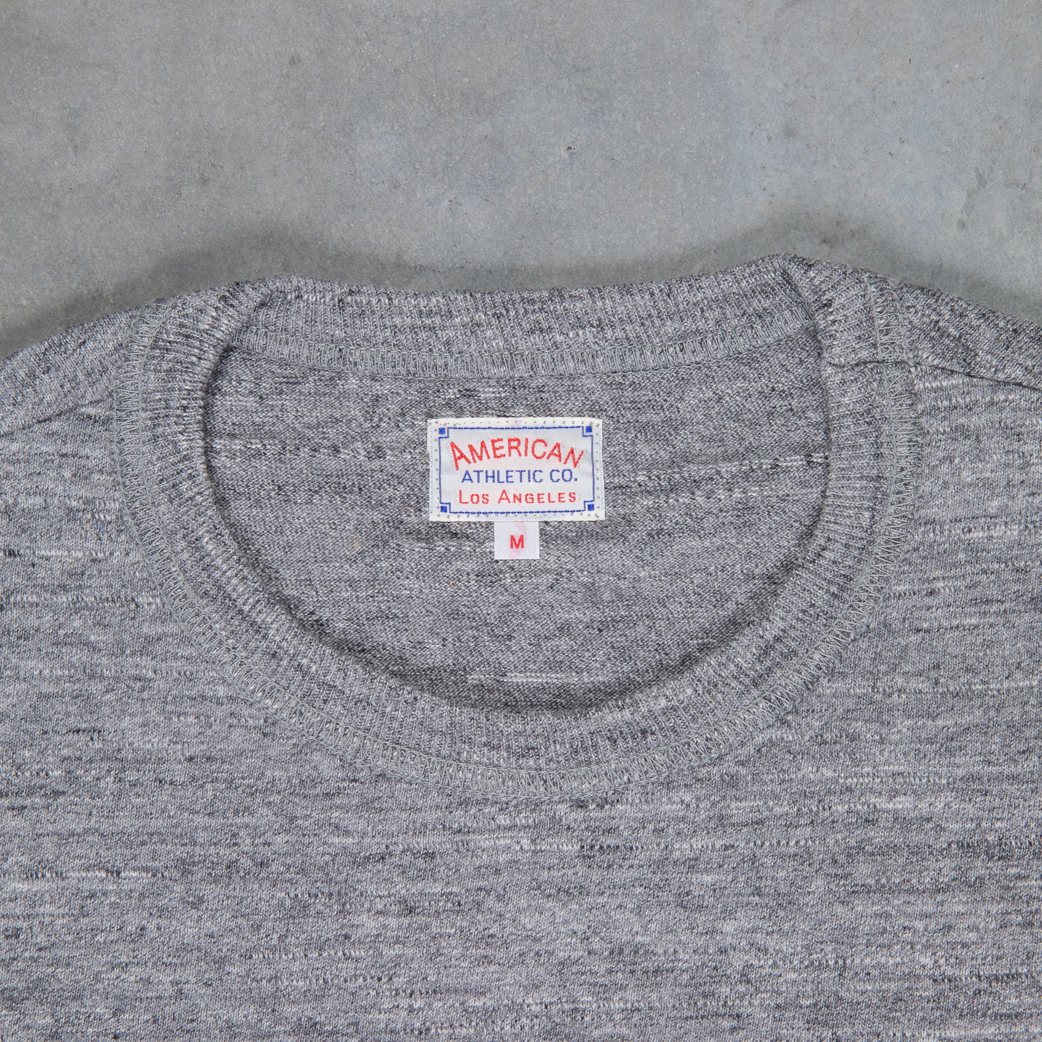 The Real McCoy&#39;s Athletic Loopwheel T-Shirt Gray