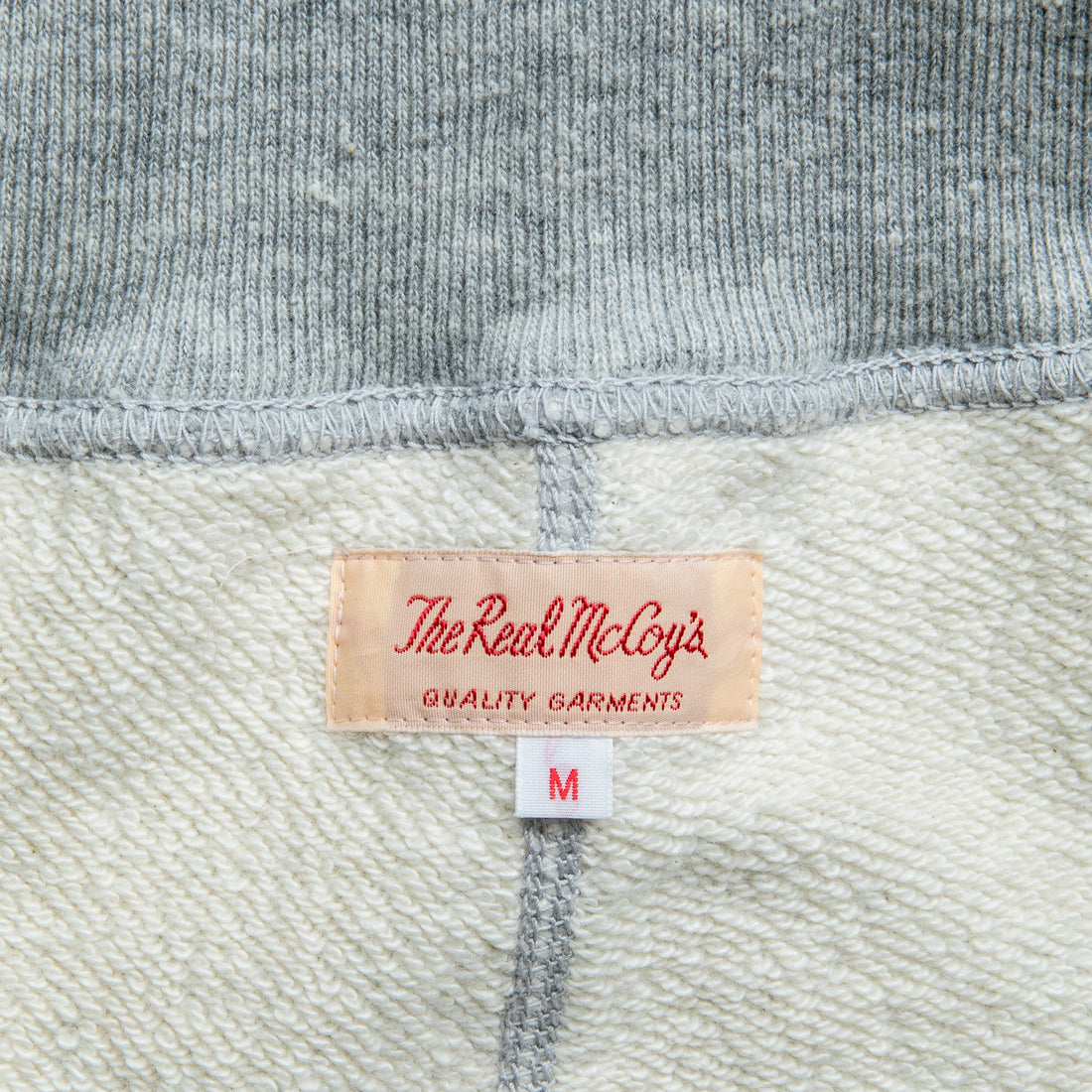 The Real McCoy's 9 Oz Loopwheel Shorts Ash