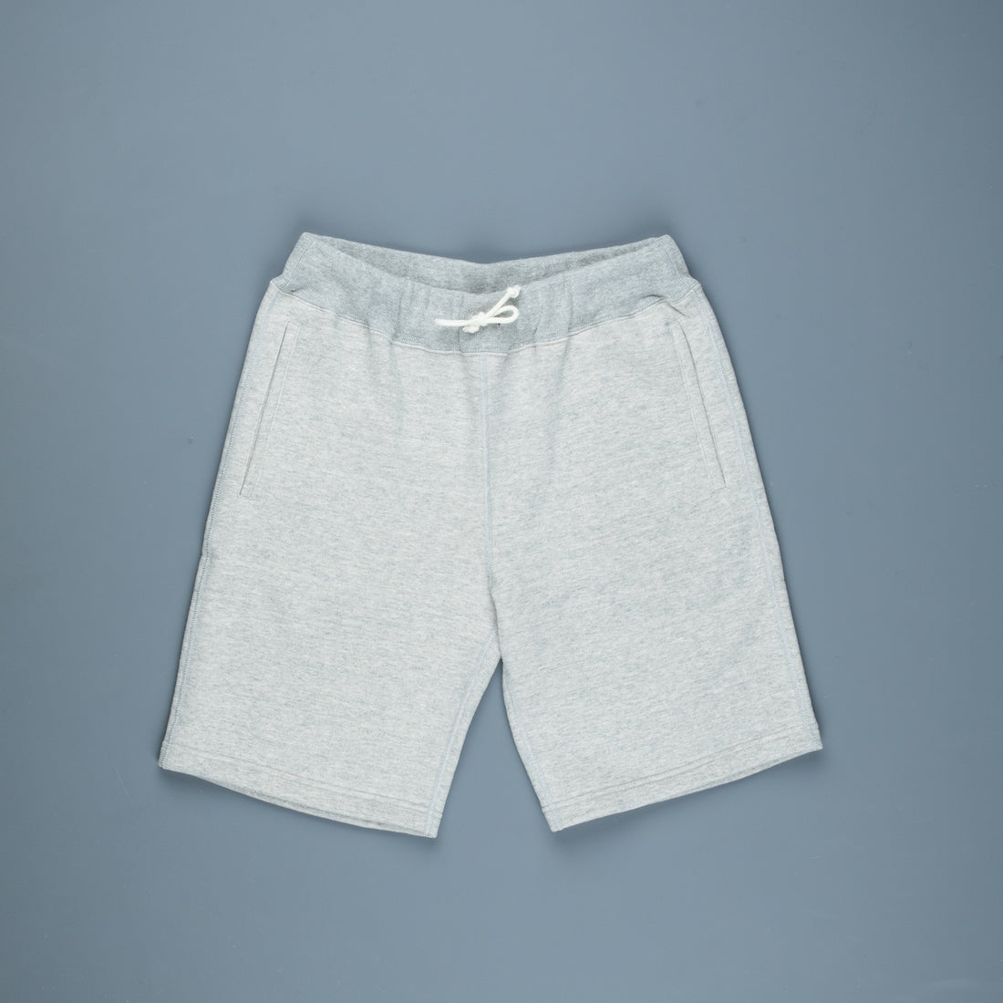 The Real McCoy's 9 Oz Loopwheel Shorts Ash
