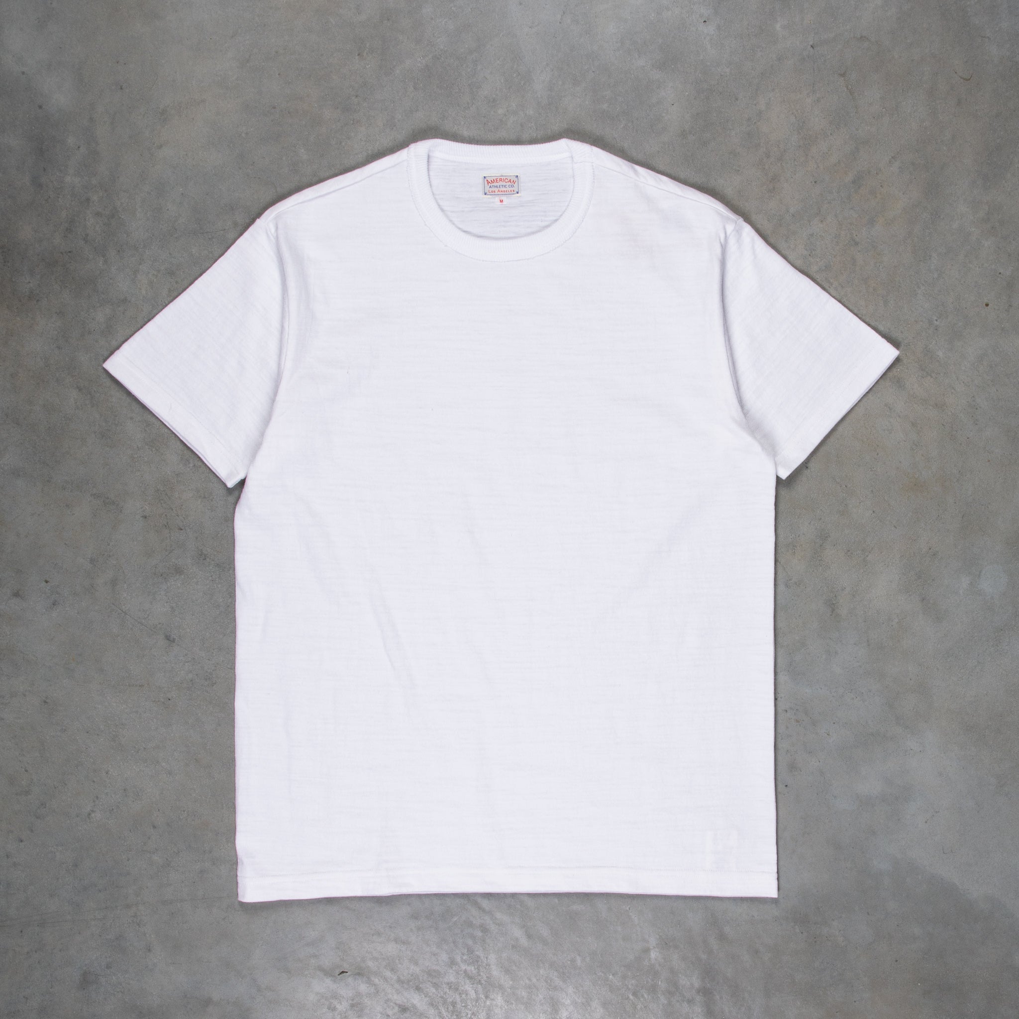 The Real McCoy&#39;s Athletic Loopwheel T-Shirt White