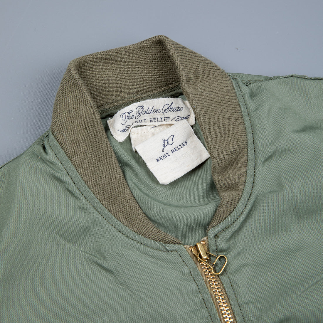 Remi Relief threne dye Ma-1 Nylon Olive