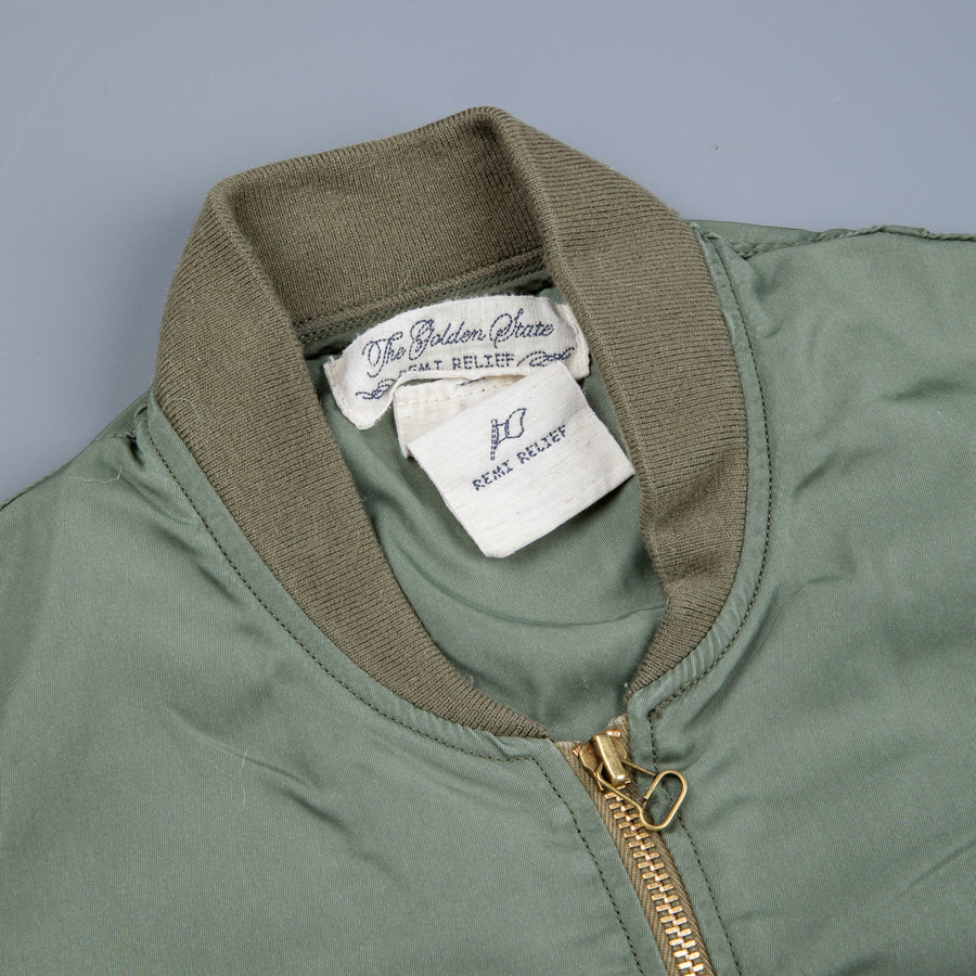 Remi Relief threne dye Ma-1 Nylon Olive