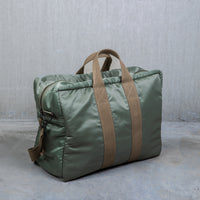 The Real McCoy's Aviator Kit Bag Nylon Sage Green