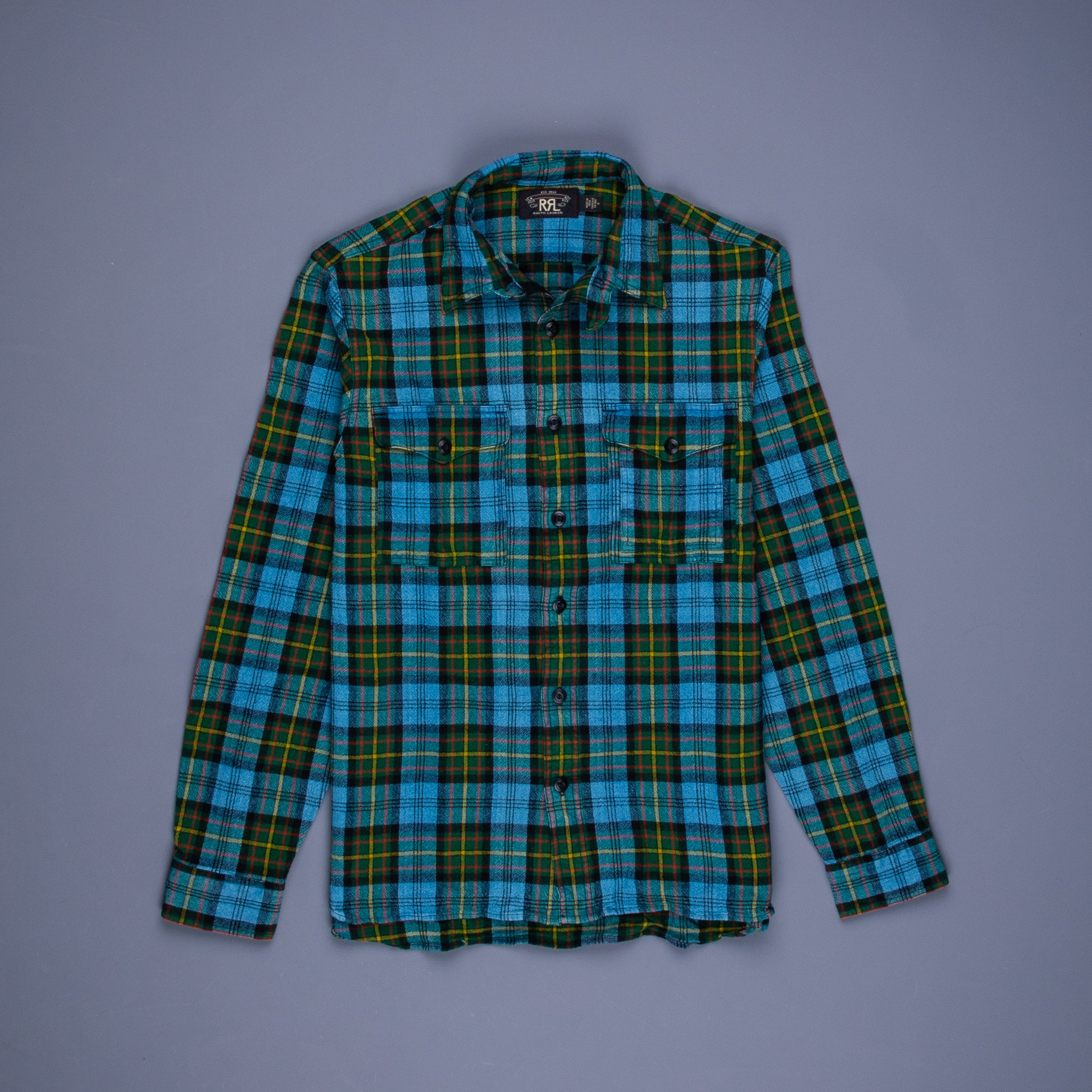 RRL Mercer Sportshirt RL 546 Blue