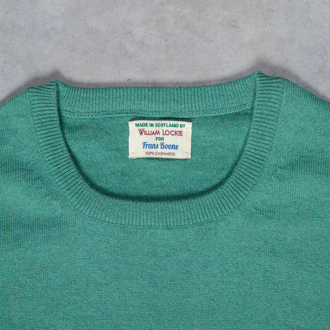 William Lockie Oxton cashmere Crew neck Beryl