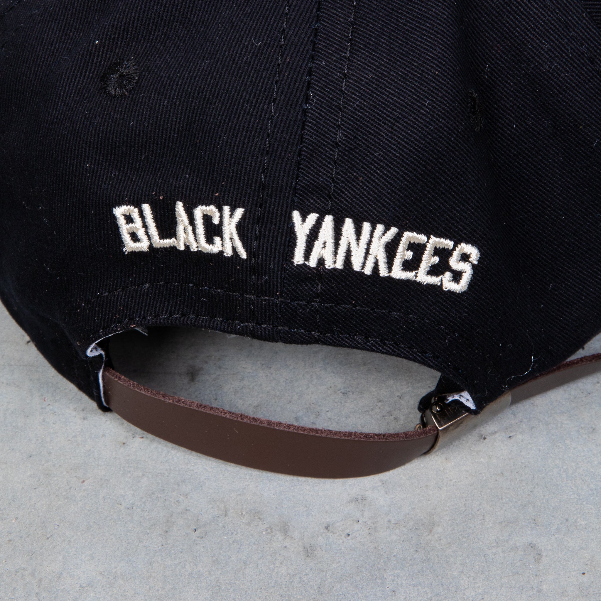 Ebbets Buffalo New York Black Yankees Vintage inspired Ballcap Black