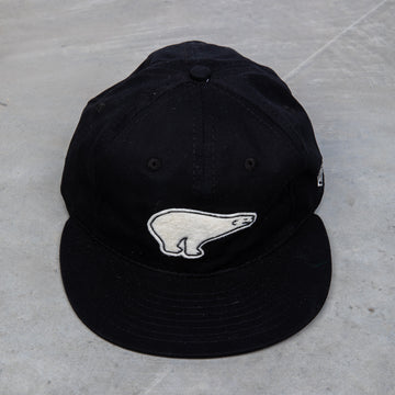 Ebbets Buffalo Cerveceria Polar Vintage inspired Ballcap Black