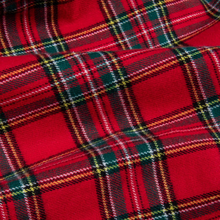 Tartan lining detail