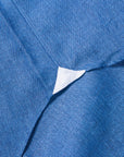 Finamore Milano Collo Eduardo Carlo Riva Cotton Linen Chambray Shirt