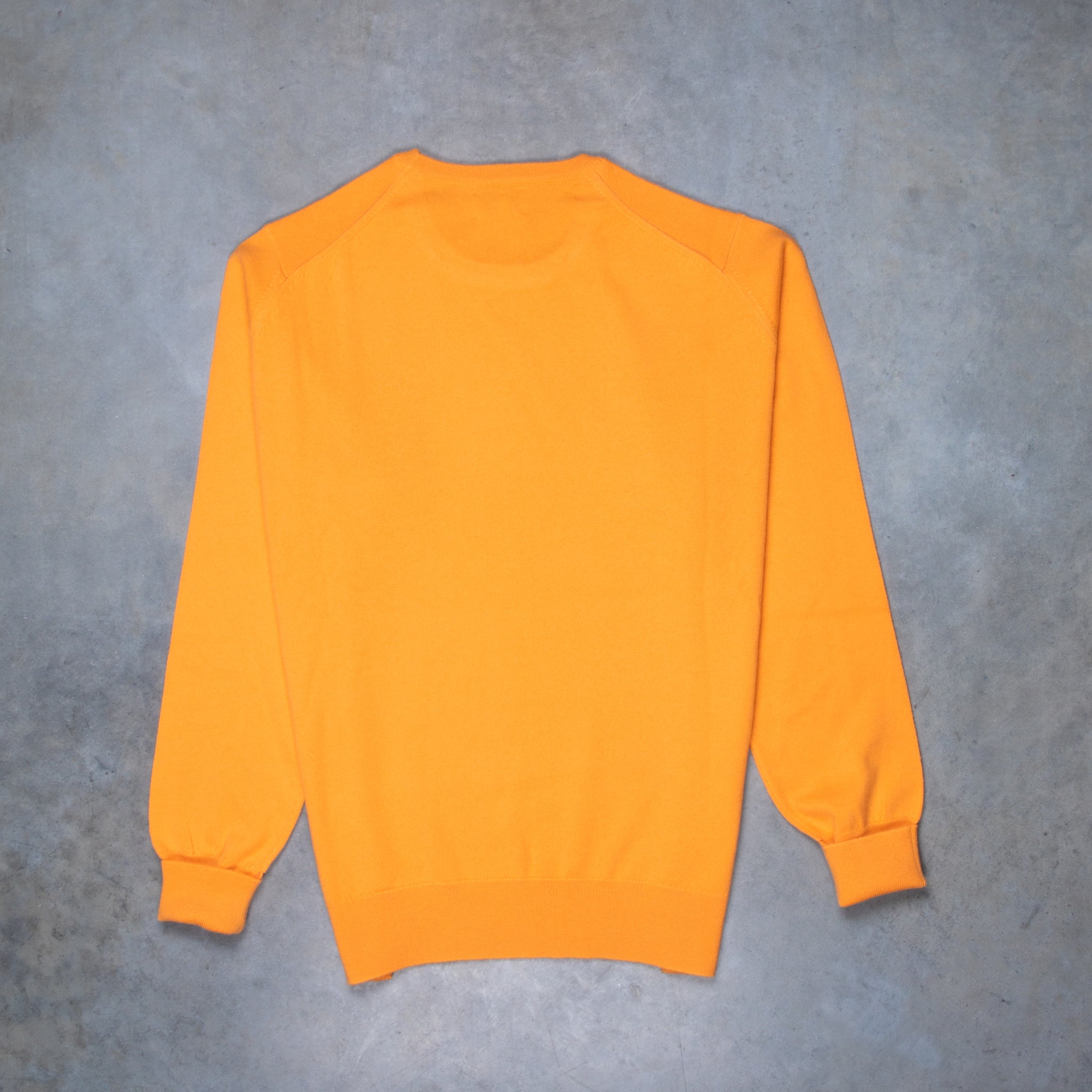 William Lockie Oxton cashmere Crew neck Canteloupe