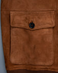 Buttoned flap pocket