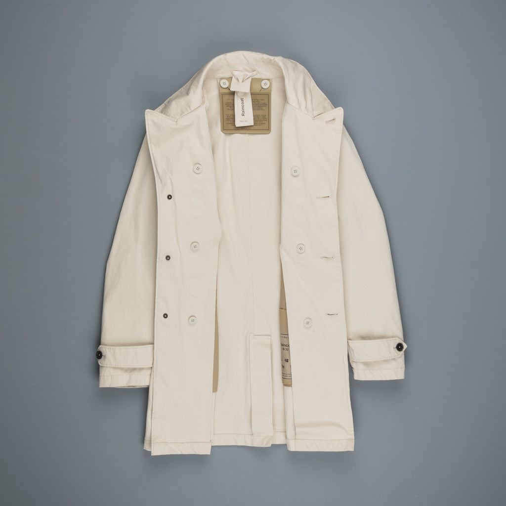 Ten C Raincoat Bianco Garza