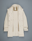 Ten C Raincoat Bianco Garza