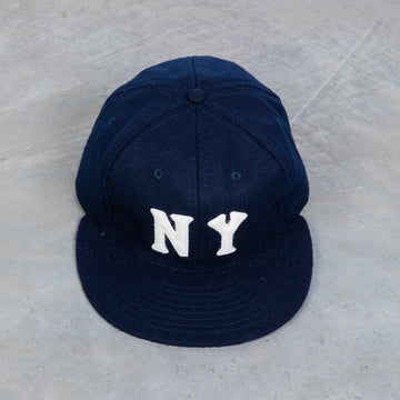 Ebbets New York Black Yankees 1936 Vintage Ballcap Navy