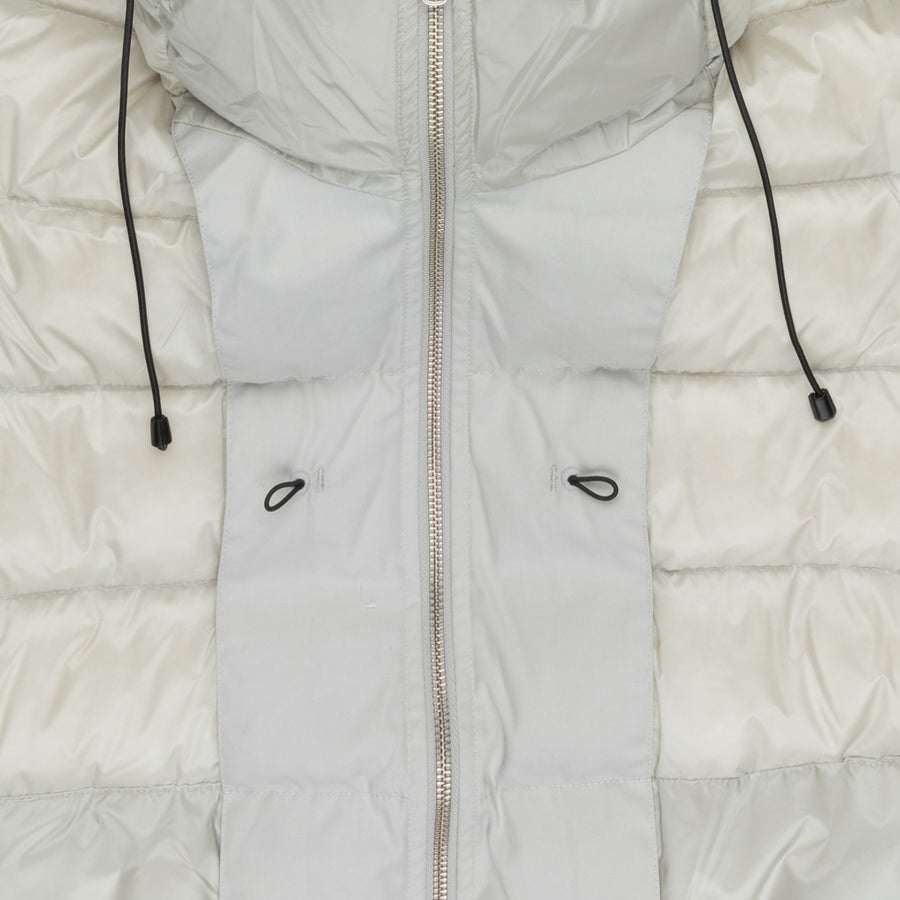 Ten C Hooded Liner With Pockets Grigio Ghiacciaio