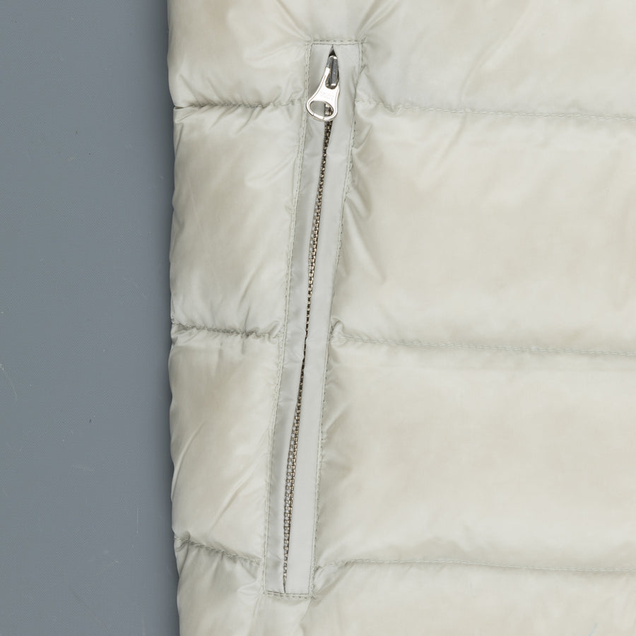 Ten C Hooded Liner With Pockets Grigio Ghiacciaio