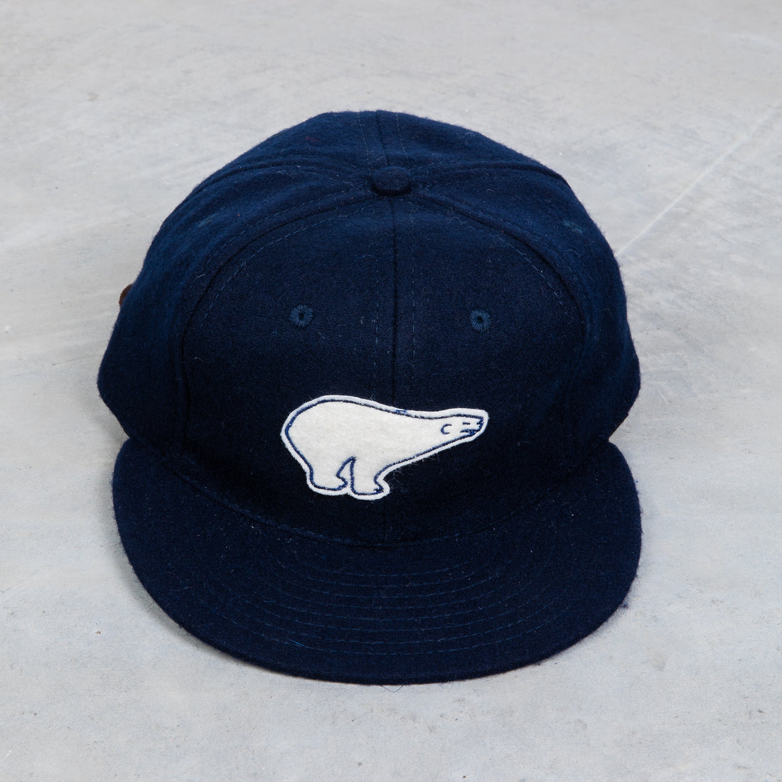 Ebbets Buffalo Cervezeria Polar 1950 Vintage inspired Ballcap Navy