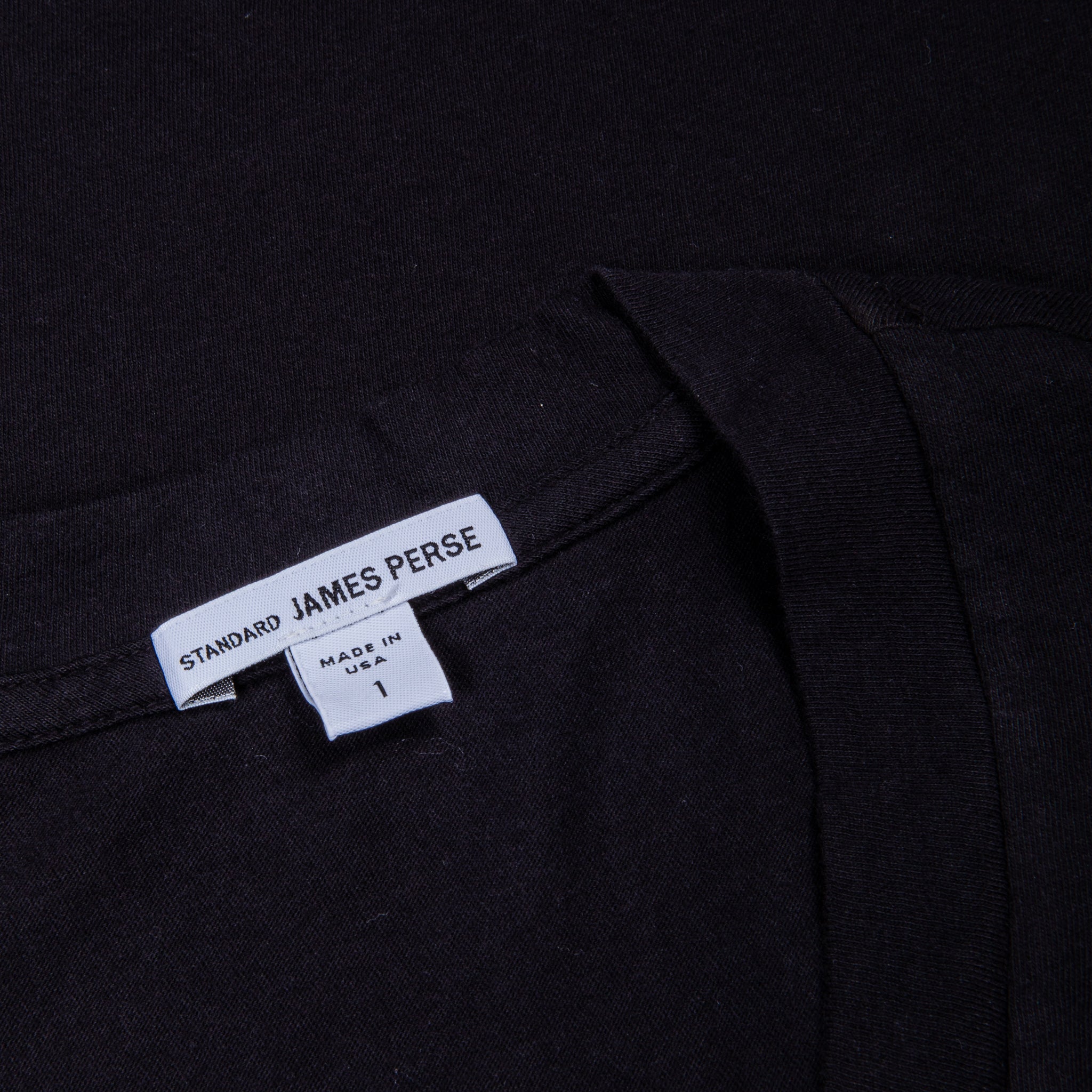 James Perse V neck tee Black