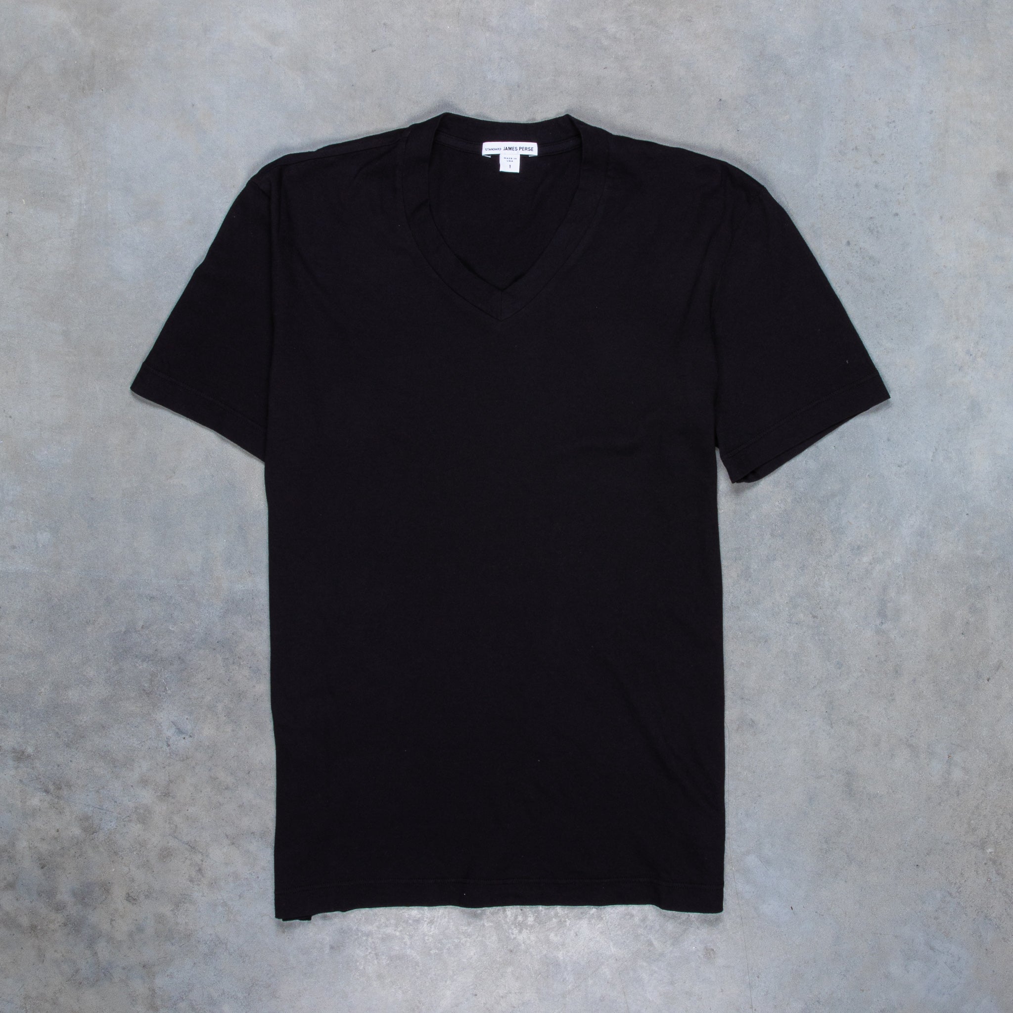 James Perse V neck tee Black – Frans Boone Store