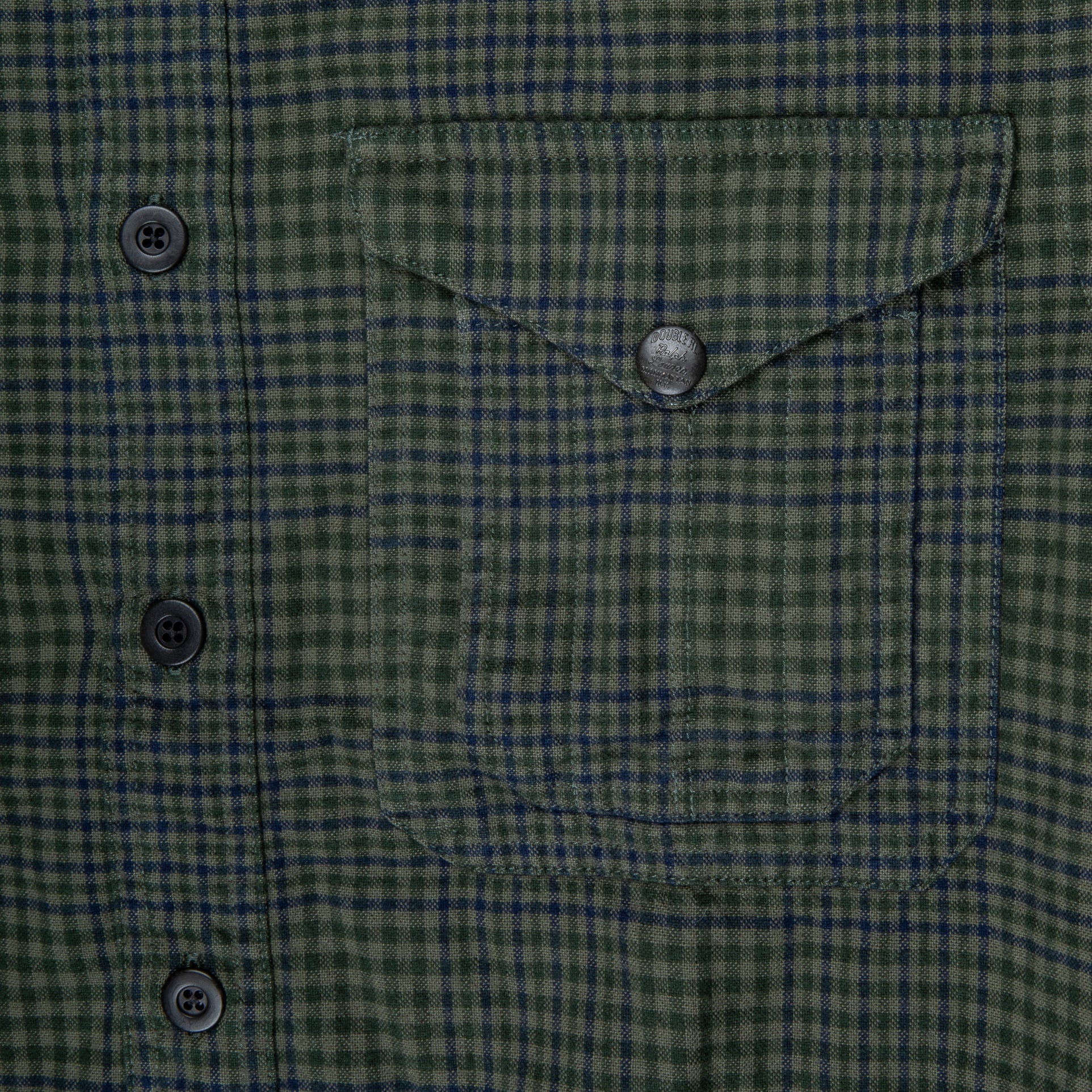 Snapped chest pocket detail