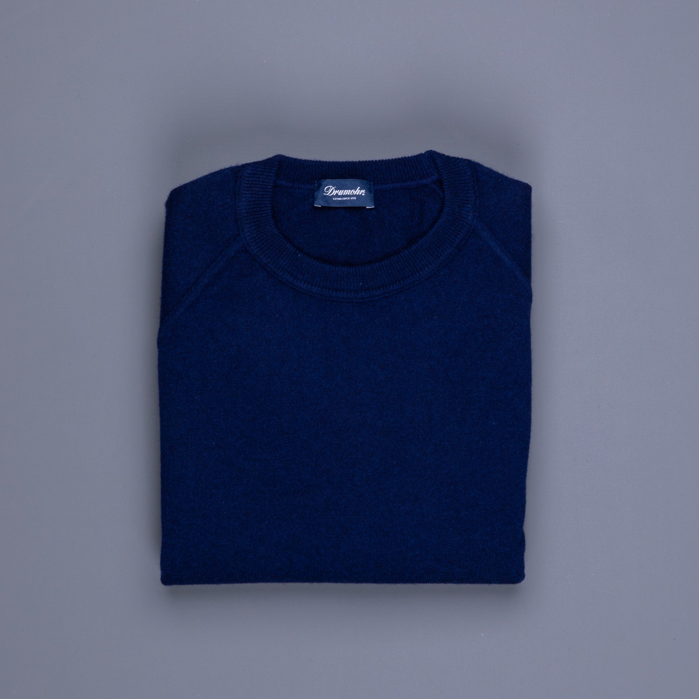 Drumohr Cashmere Felpa Blu