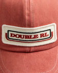RRL Mesh Trucker hat cotton denim Faded Red