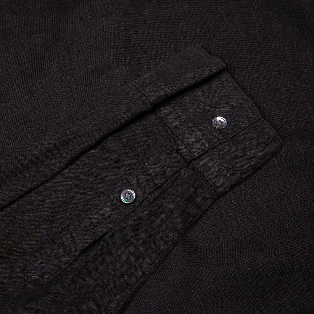 James Perse Classic Linen shirt Black