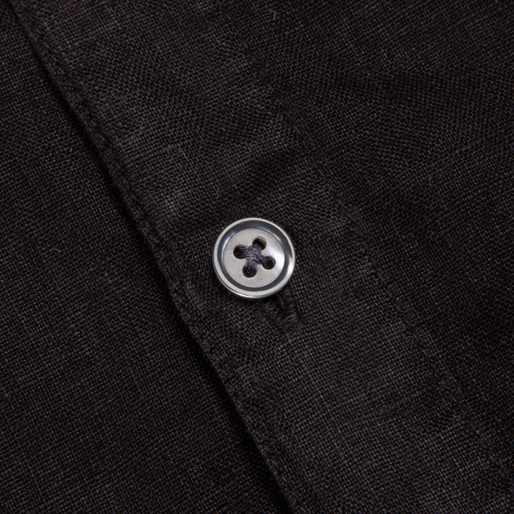 James Perse Classic Linen shirt Black