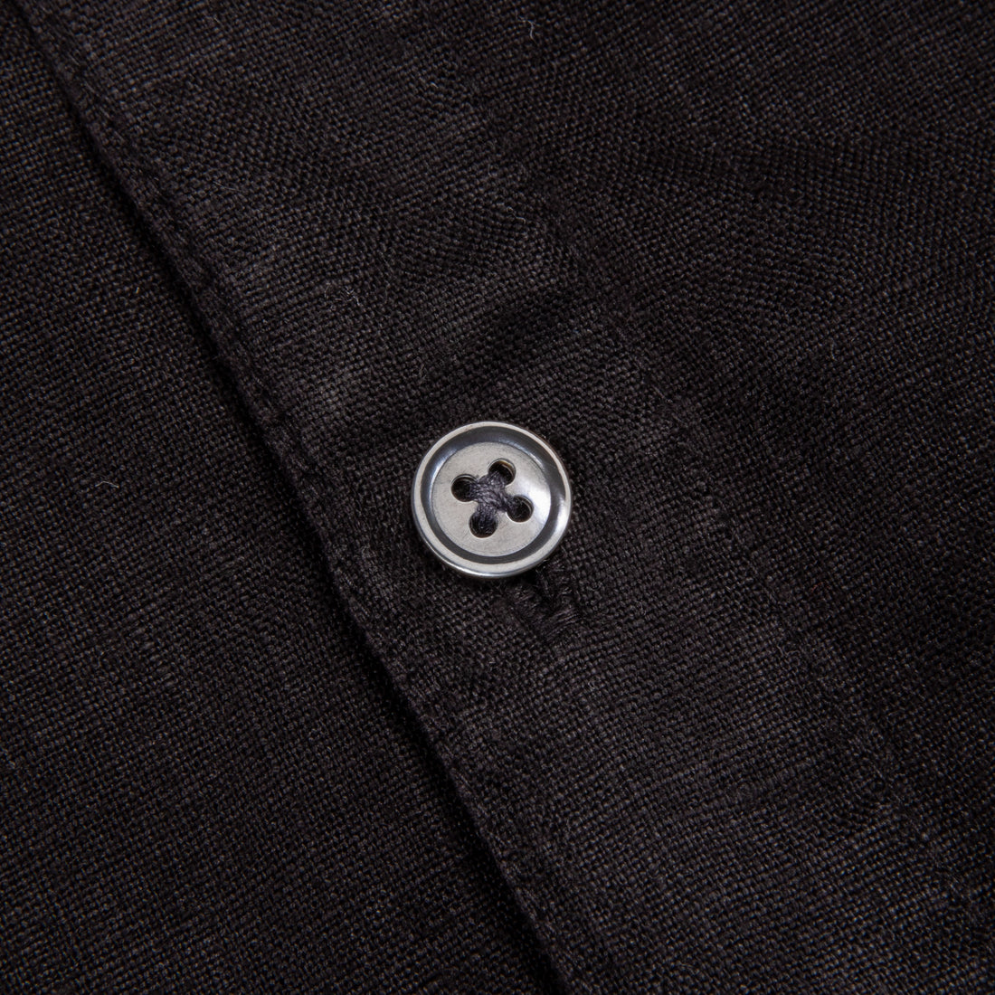James Perse Classic Linen shirt Black