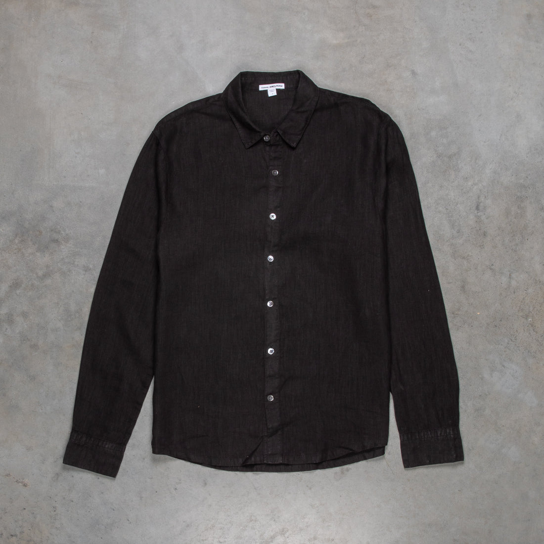 James Perse Classic Linen shirt Black