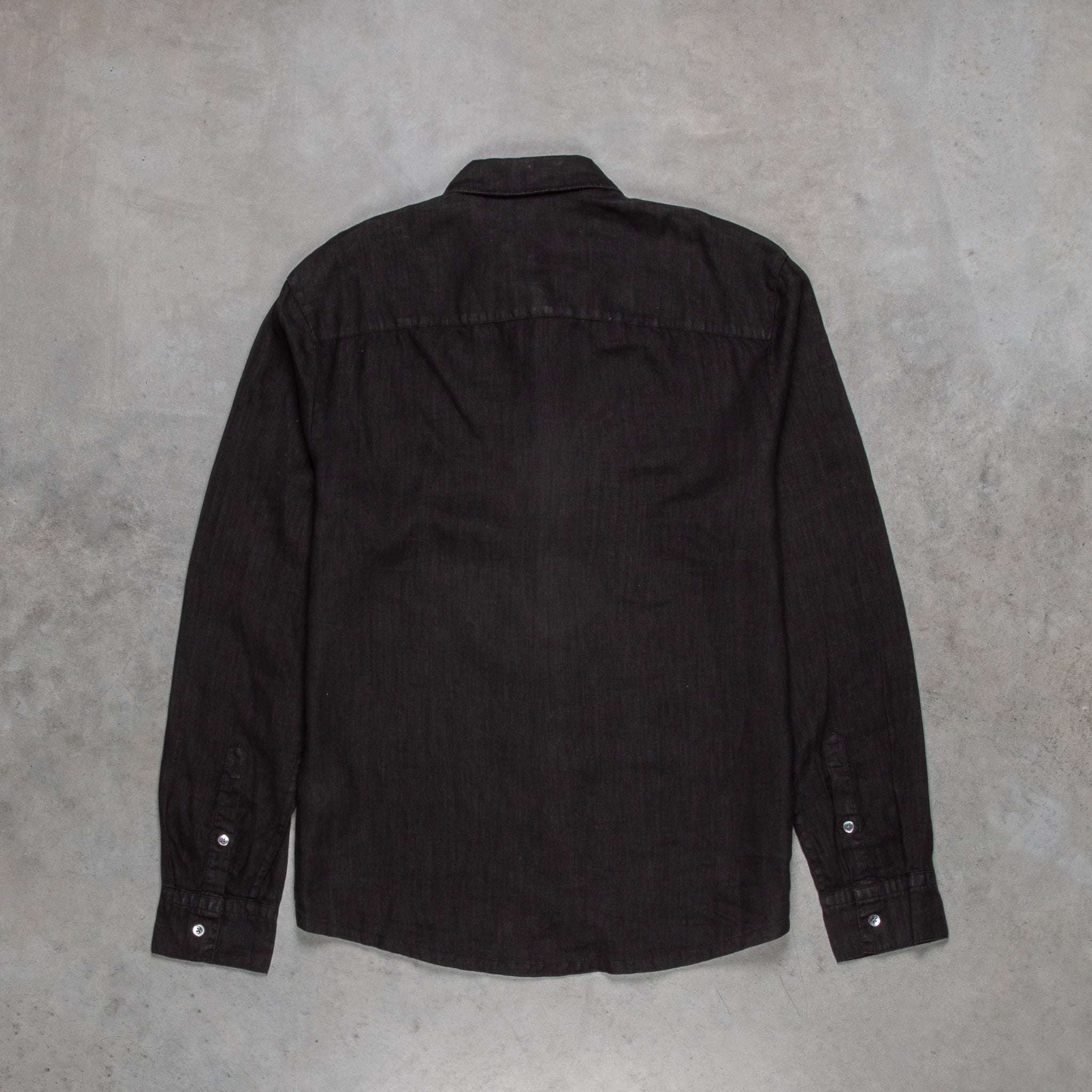 James Perse Classic Linen shirt Black