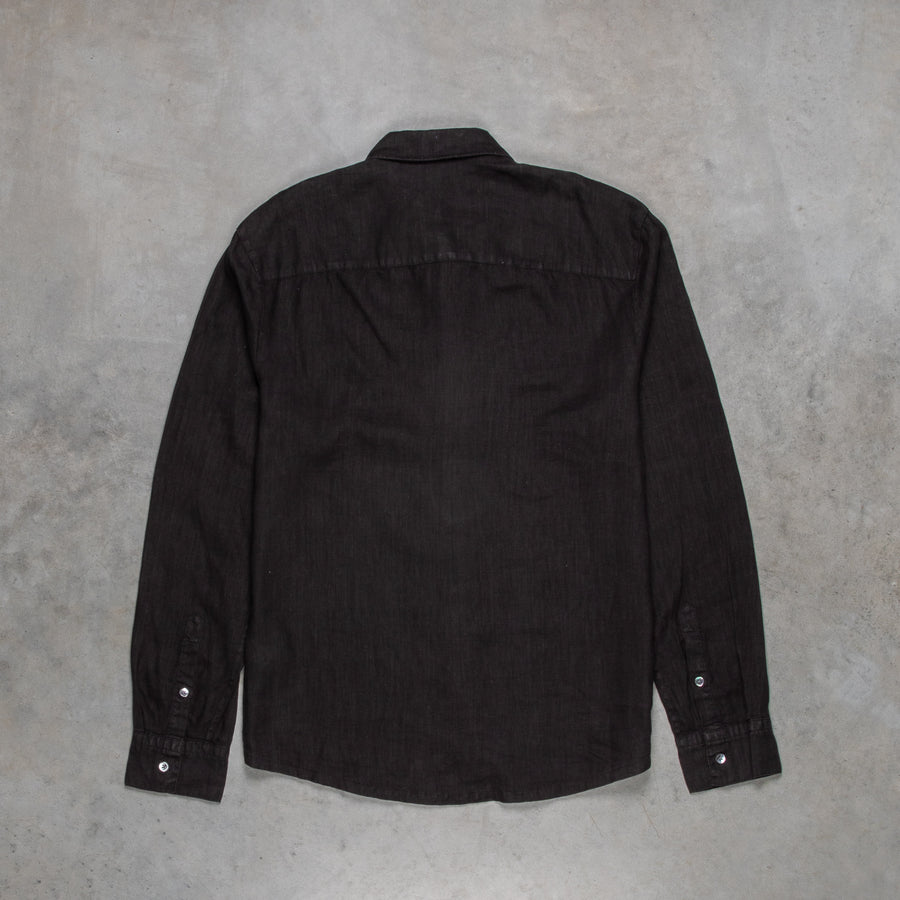 James Perse Classic Linen shirt Black