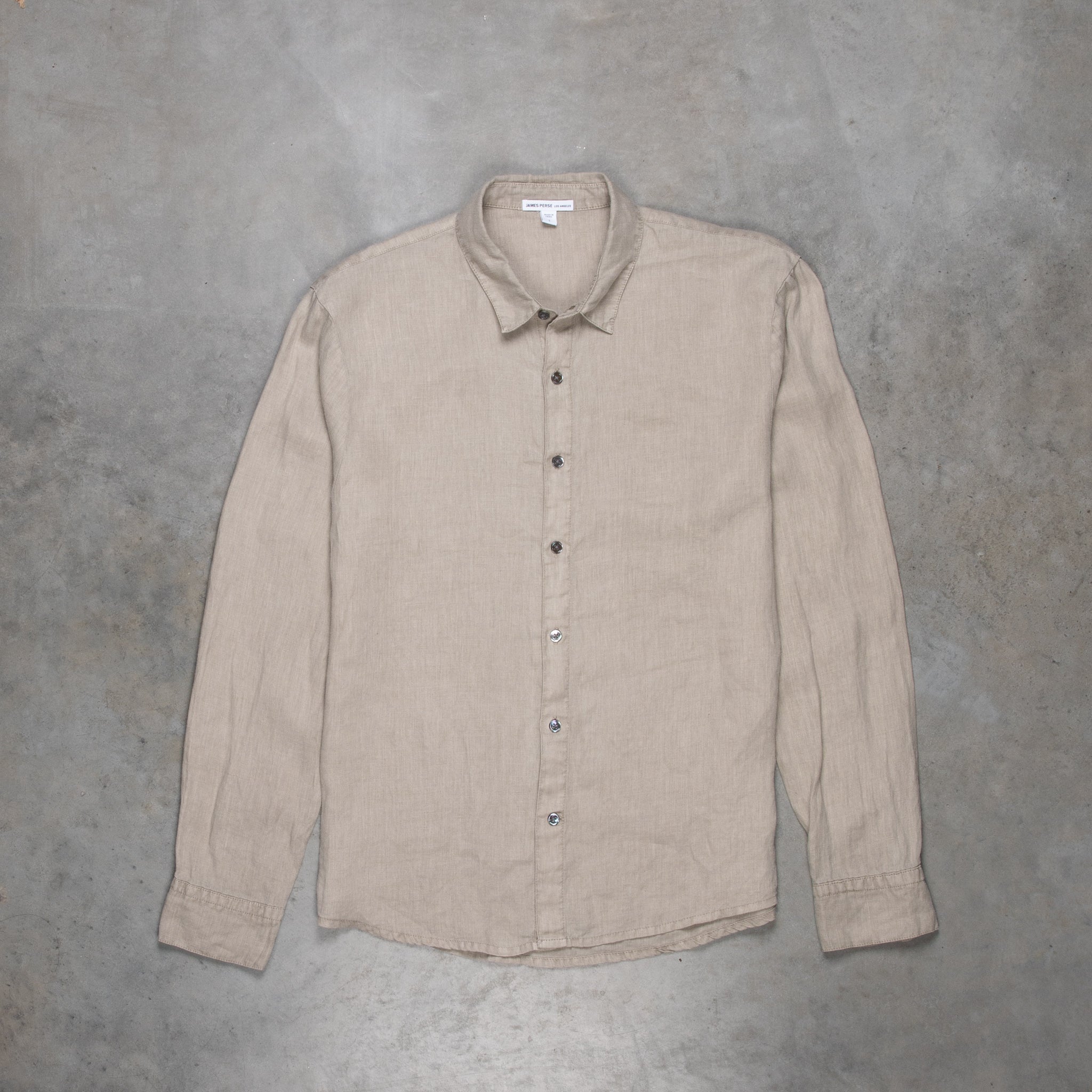 James Perse Classic Linen shirt Silk