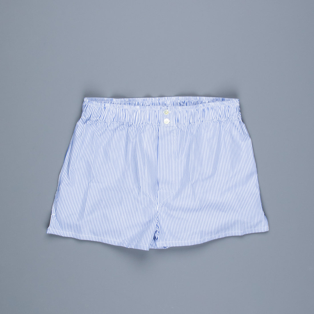 Finamore Boxer Alumo poplin Blue Navy Stripe