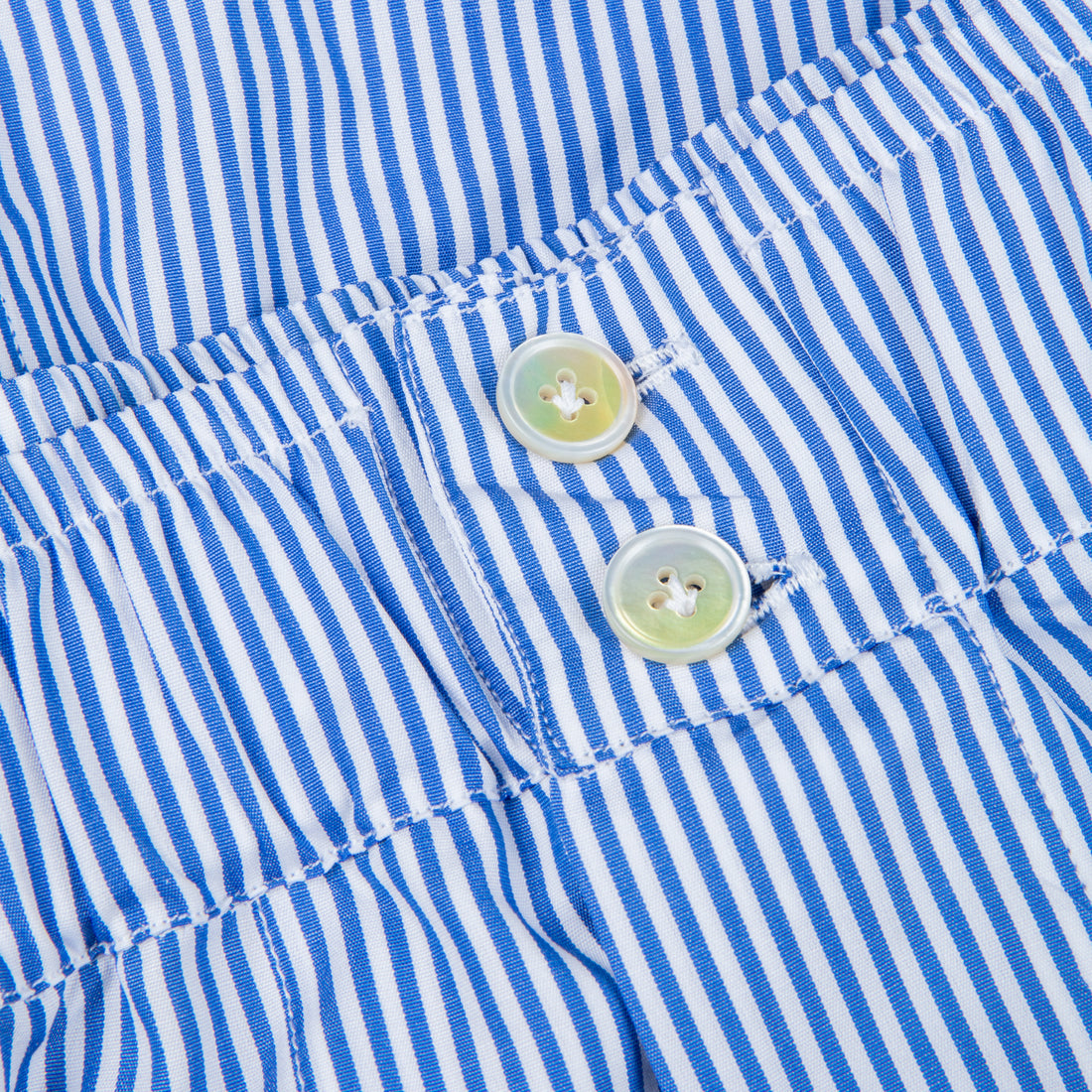 Finamore Boxer Alumo poplin Blue Navy Stripe