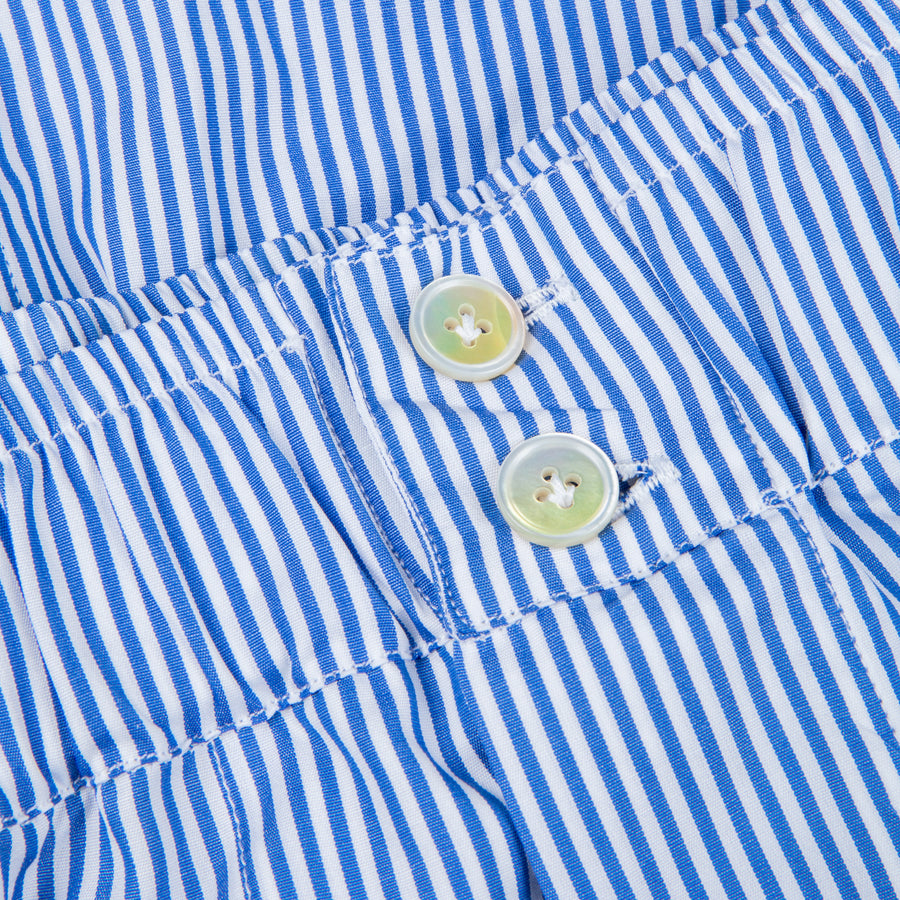 Finamore Boxer Alumo poplin Blue Navy Stripe
