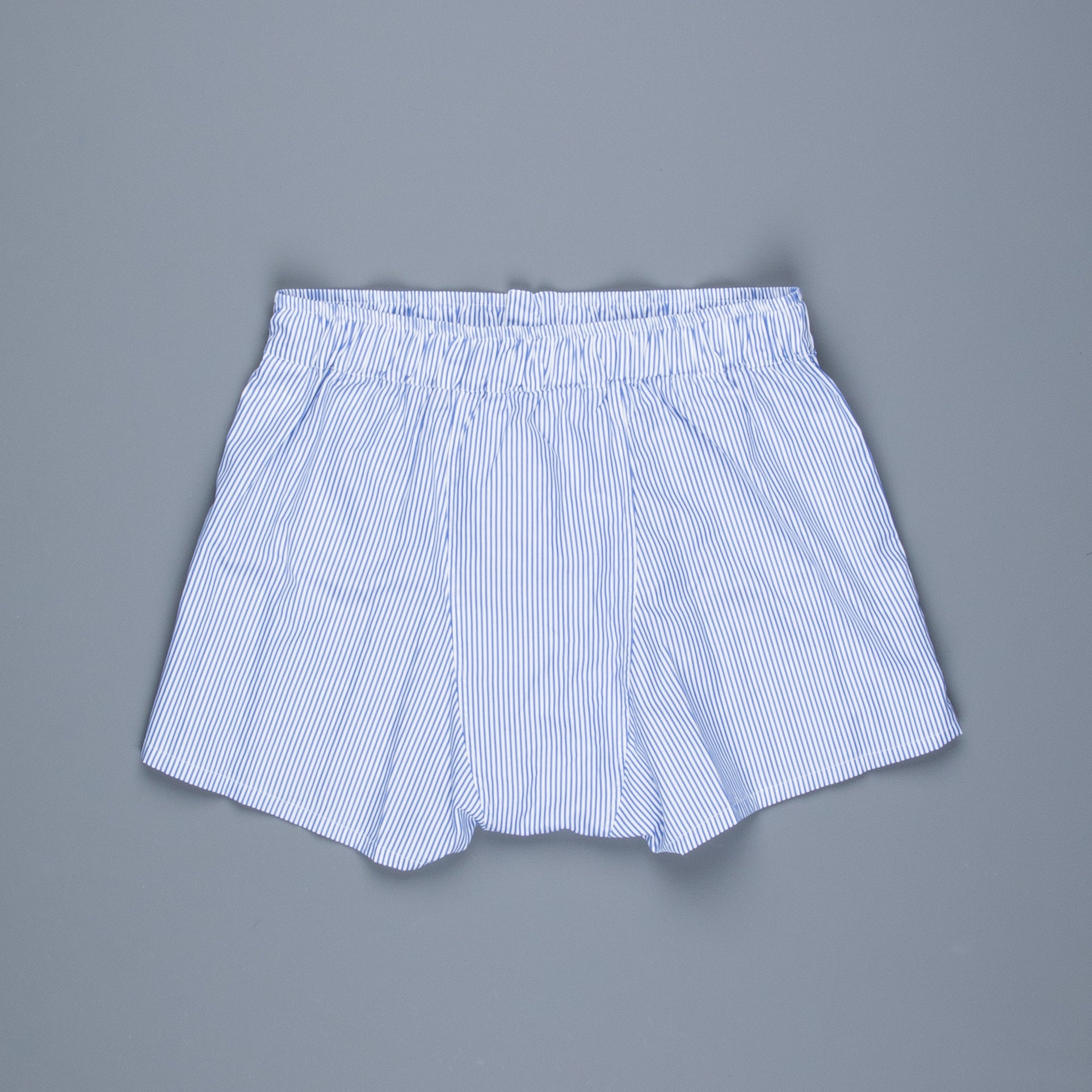 Finamore Boxer Alumo poplin Blue Navy Stripe